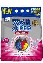 Порошок для прання універсальний Wash&Free Intense "Магія орхідей", 2400 г
